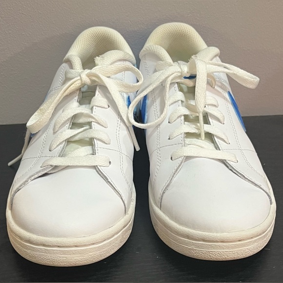 Women’s Nike Blazer Low Leather White Blue Sneakers - Picture 7 of 7